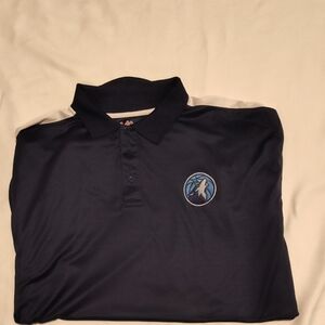 Majestic Dark Blue Polo with Emblem
